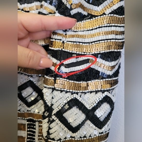 Veronica Beard Meryl Sequined Crepe De Chine Mini Dress - Picture 8 of 9